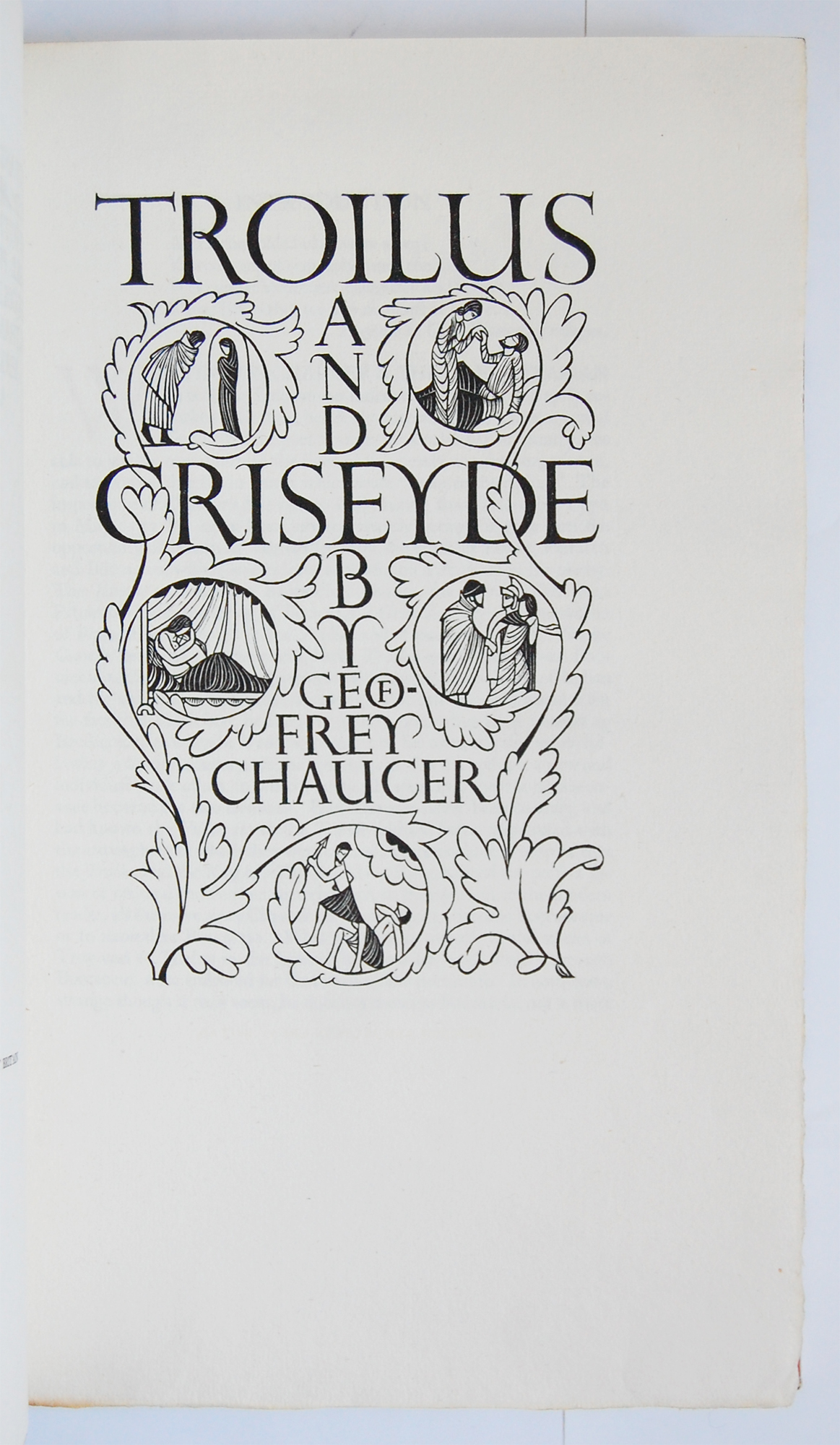 (Golden Cockerel Press) Chaucer, Geoffrey.  TROILUS AND CRISEYDE.