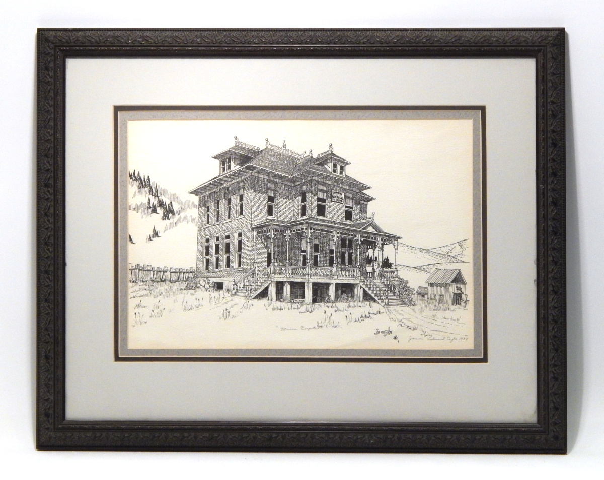 Coyle, James Edmund. Miner’s Hospital 1904 [Print] [Signed, Framed]