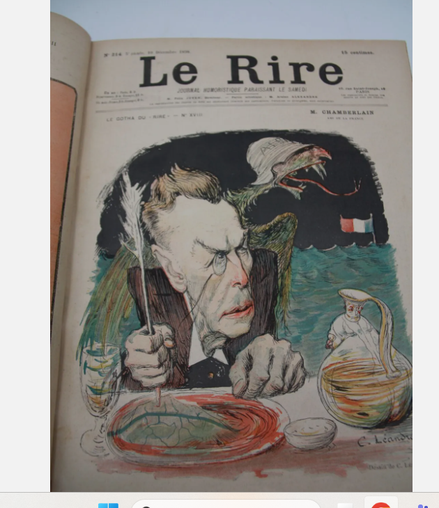 Review Le Rire du n° 209, 8th november 1898 to n° 260 28th october 1899.