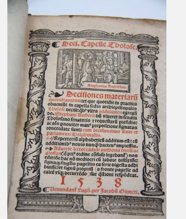 Medieval procedure manual, 1538 edition, very fine copy in Gothic