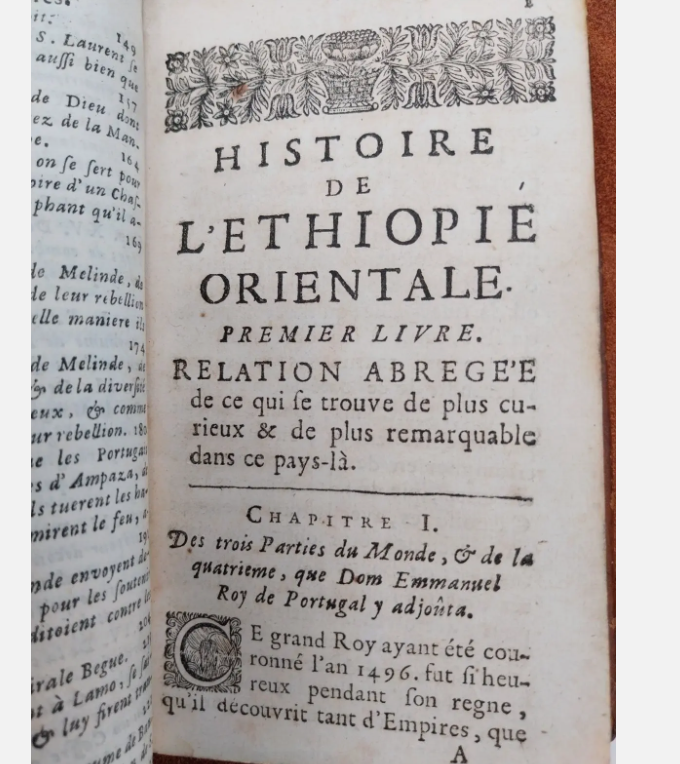 Unique copy for sale on the Web, HISTORY OF EASTERN ETHIOPIA, 1688