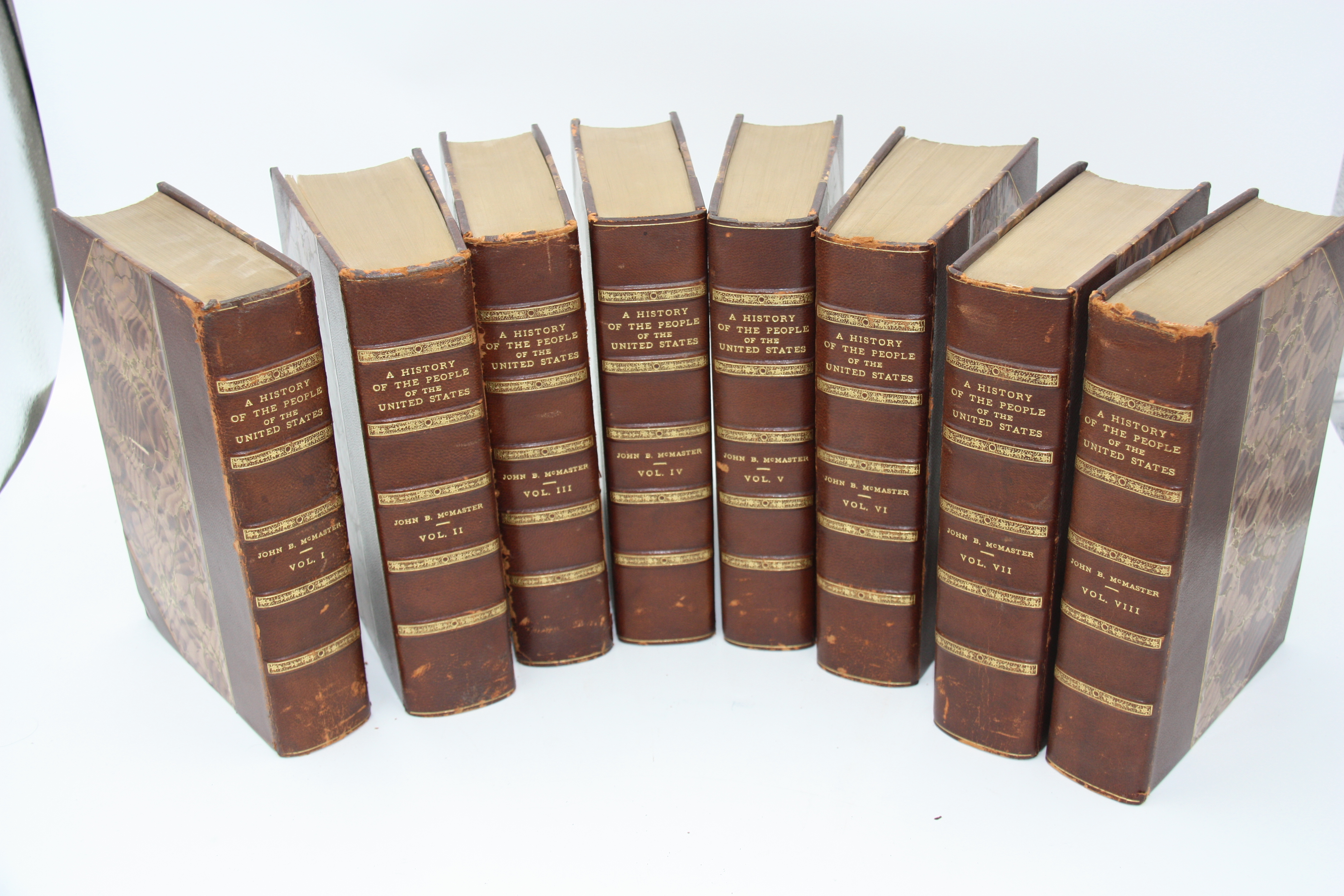 A History of the People of the United States, from the Revolution to the Civil War, by John Bach MacMaster, eight volumes, 1910-1917.