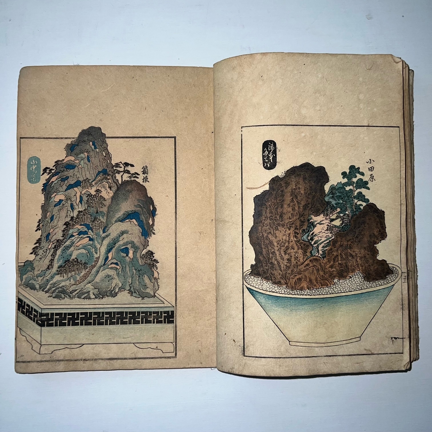 Fifty-Three Views of the Tokaido in Potted Tray Landscapes