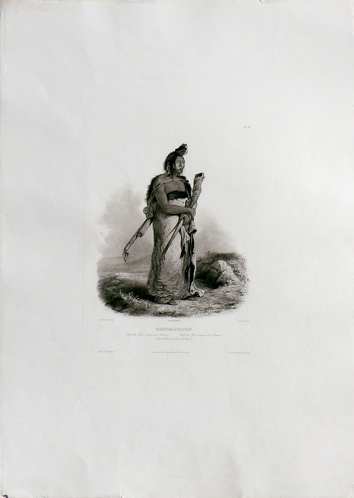 Mexkemahuastan Chief of the Gros-Vendres de Prairies