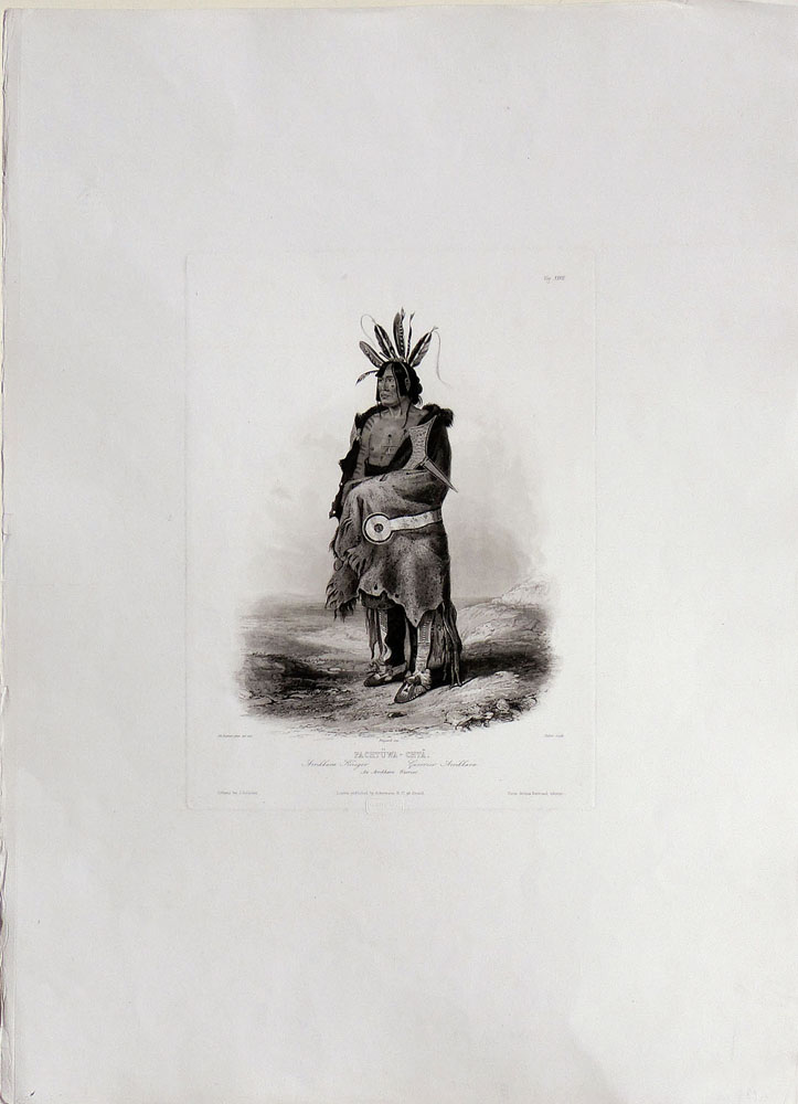 Pachtüwa-Chtä. An Arrikkara Warrior: – Vig. XXVII