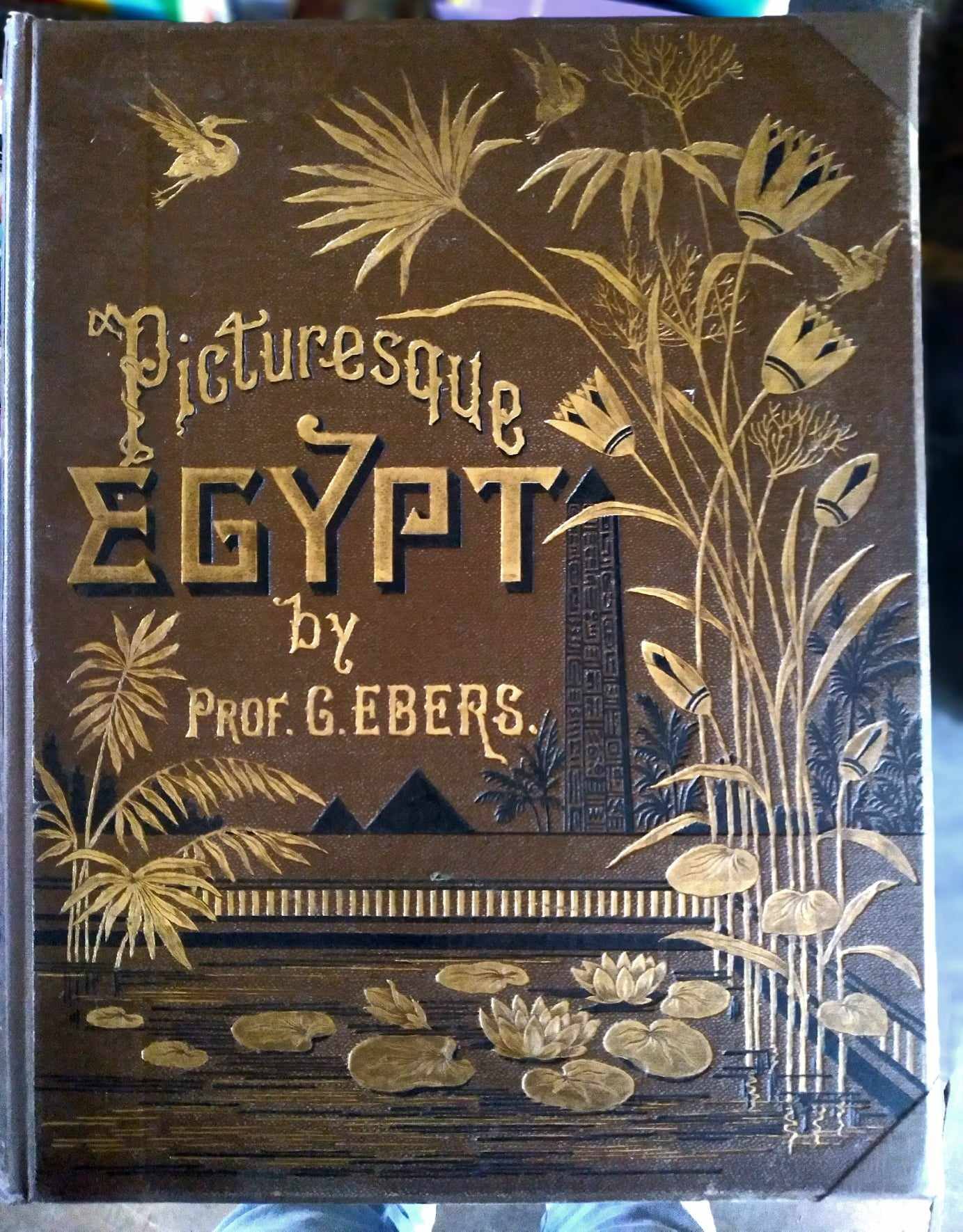 G. [Georg] Ebers, Egypt: descriptive, historical, and picturesque, translated from the original German by Clara Bell, published by Cassell and Company, Ltd.